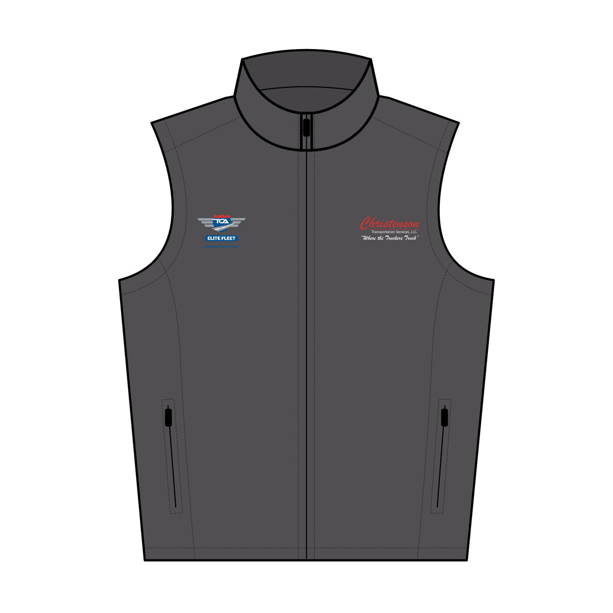 Vest - Voted Best to Drive for Embroidered Men's Core Soft Shell Vest