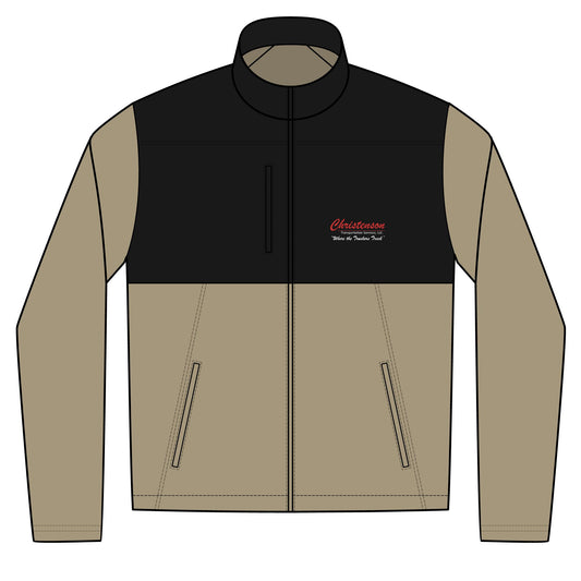 Realtree Colorblock Soft Shell Jacket — Embroidered Outdoor Windbreaker