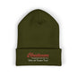 Embroidered 'Christenson' Cuffed Beanie - Personalized Name Knit Hat