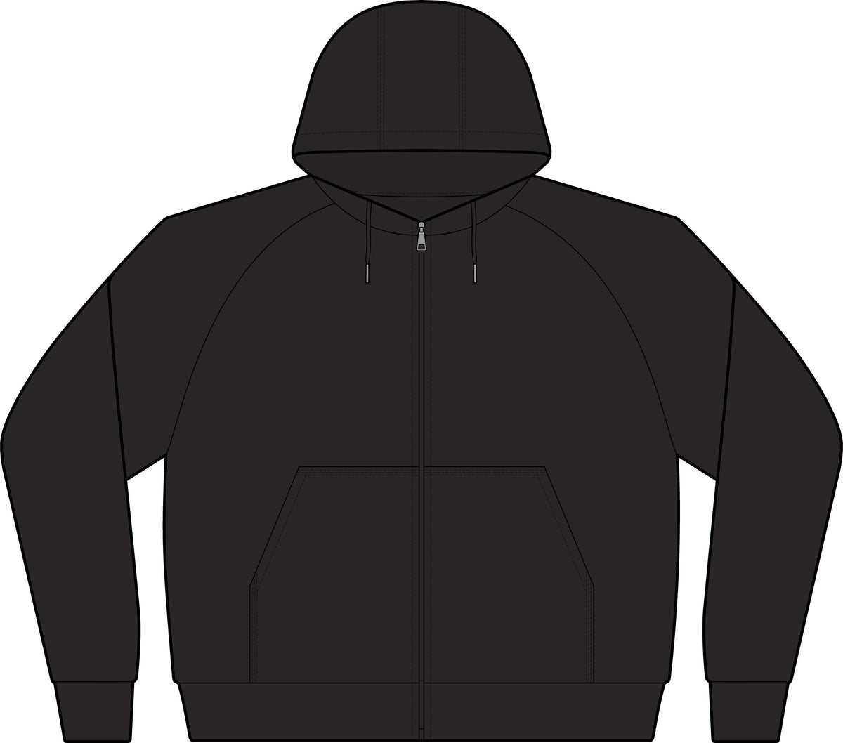 Varsity Fleece Full‑Zip Hooded Jacket — Sport-Wick Performance Zip Hoodie