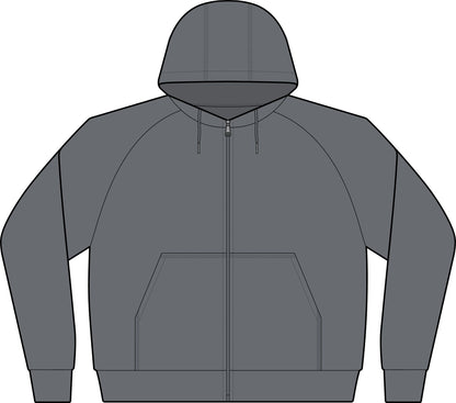 Varsity Fleece Full‑Zip Hooded Jacket — Sport-Wick Performance Zip Hoodie