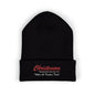 Embroidered 'Christenson' Cuffed Beanie - Personalized Name Knit Hat