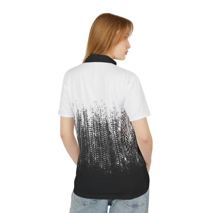 Ombre Tire Tread Polo