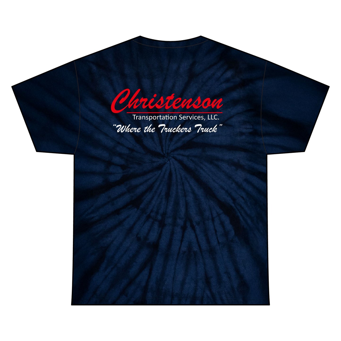 Unisex Tie Dye Cotton Tee, Navy