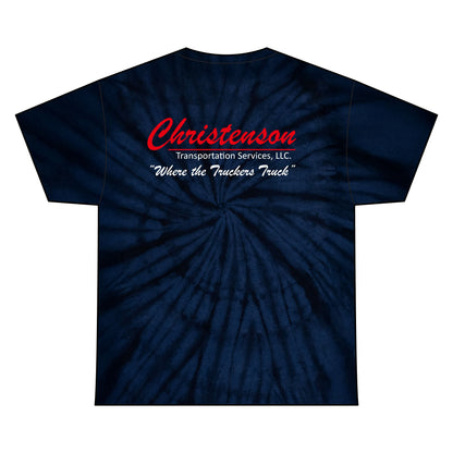 Unisex Tie Dye Cotton Tee, Navy