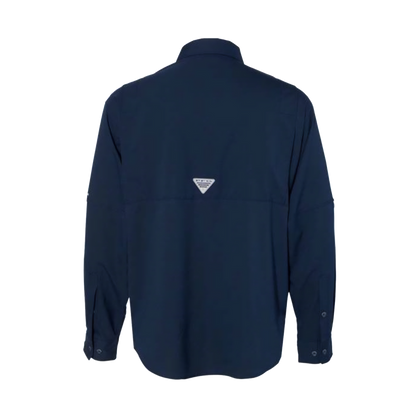 Embroidered Men's Fishing Tamiami Shirt – PFG Performance Button-Up - Dark Colors