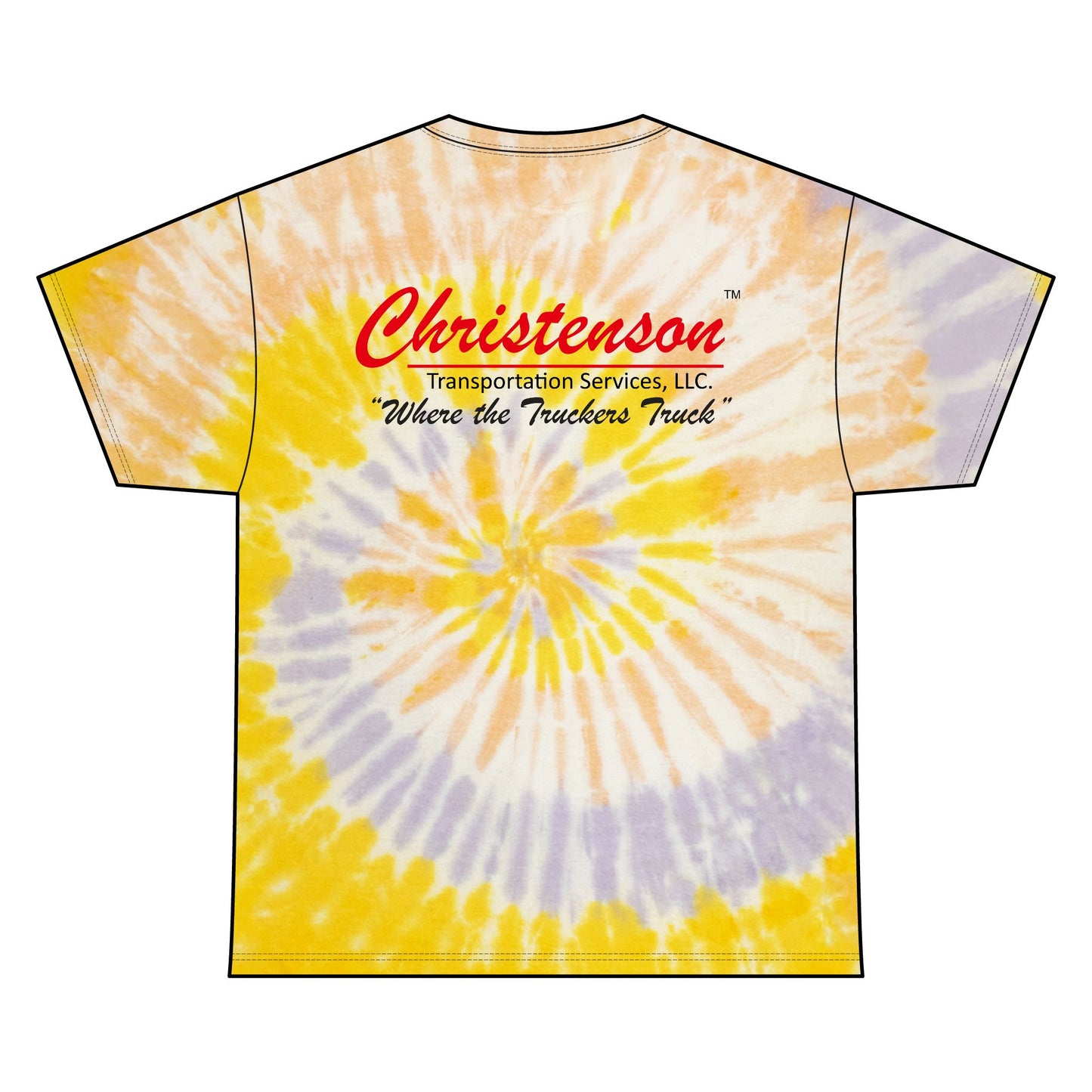 Unisex Tie Dye Cotton Tee - Vintage Aesthetic Style, Perfect for Truck Enthusiasts, Summer Festivals, Custom Gift, Casual Wear