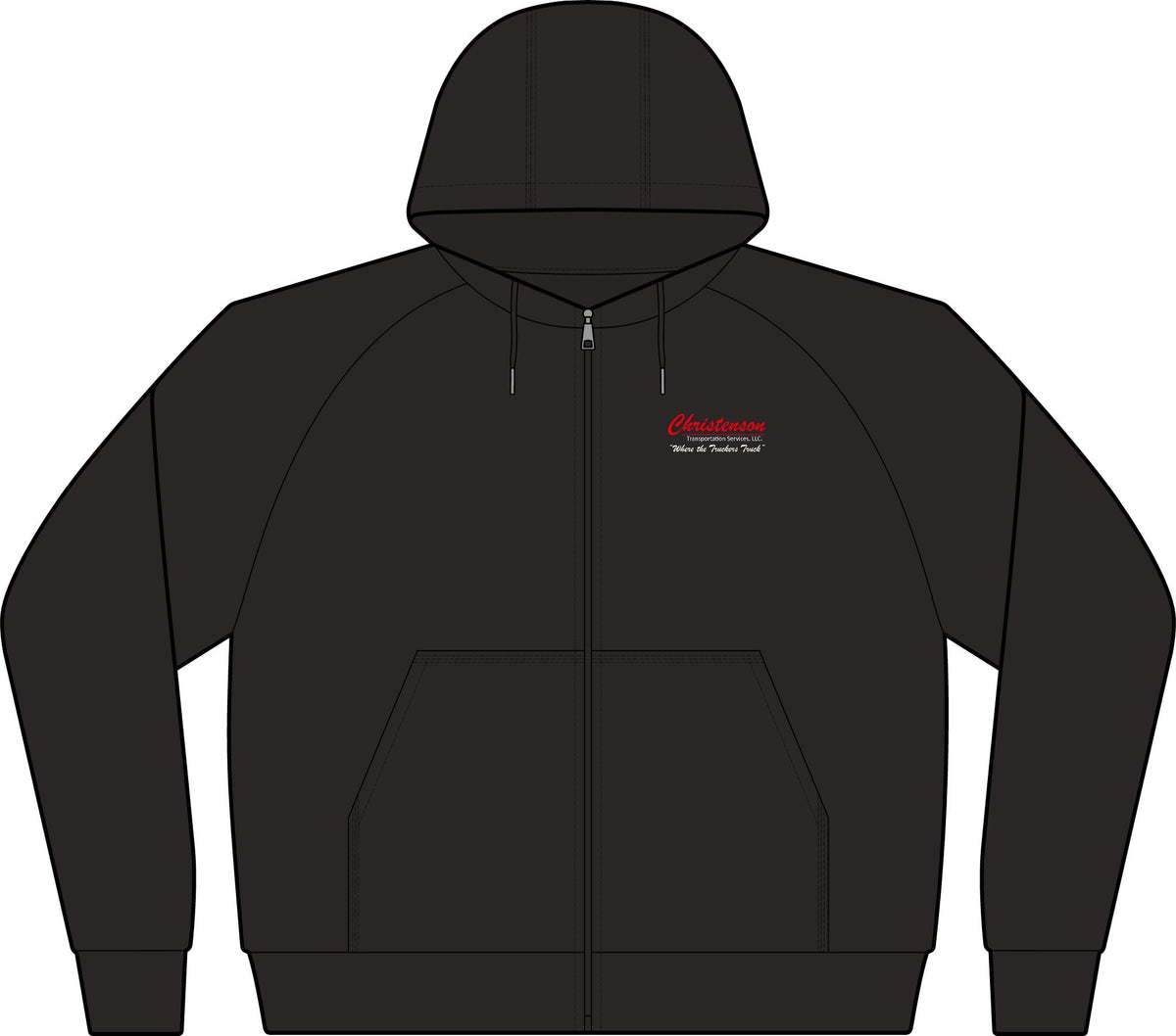 Varsity Fleece Full‑Zip Hooded Jacket — Sport-Wick Performance Zip Hoodie