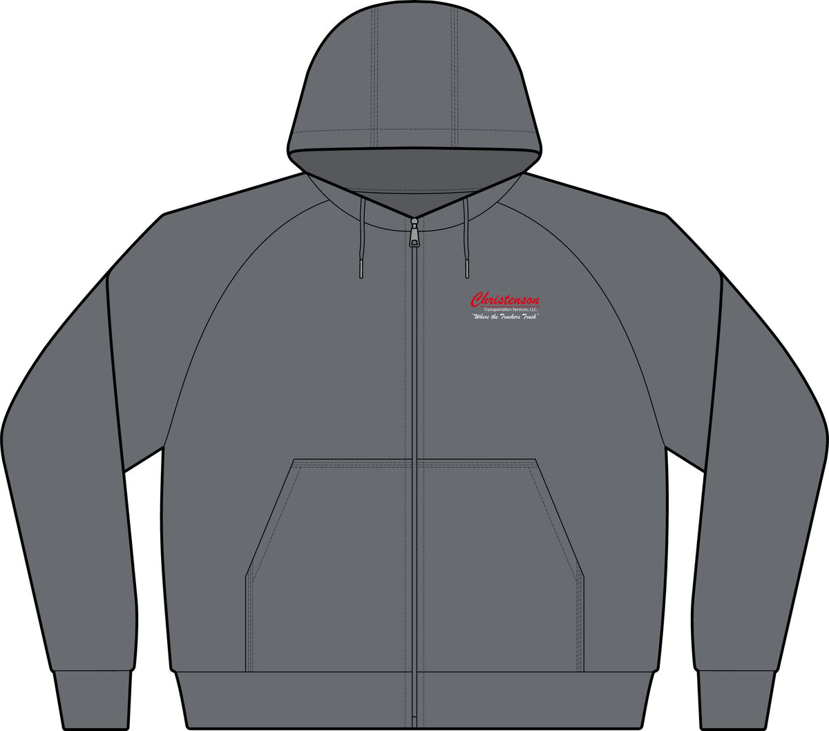 Varsity Fleece Full‑Zip Hooded Jacket — Sport-Wick Performance Zip Hoodie