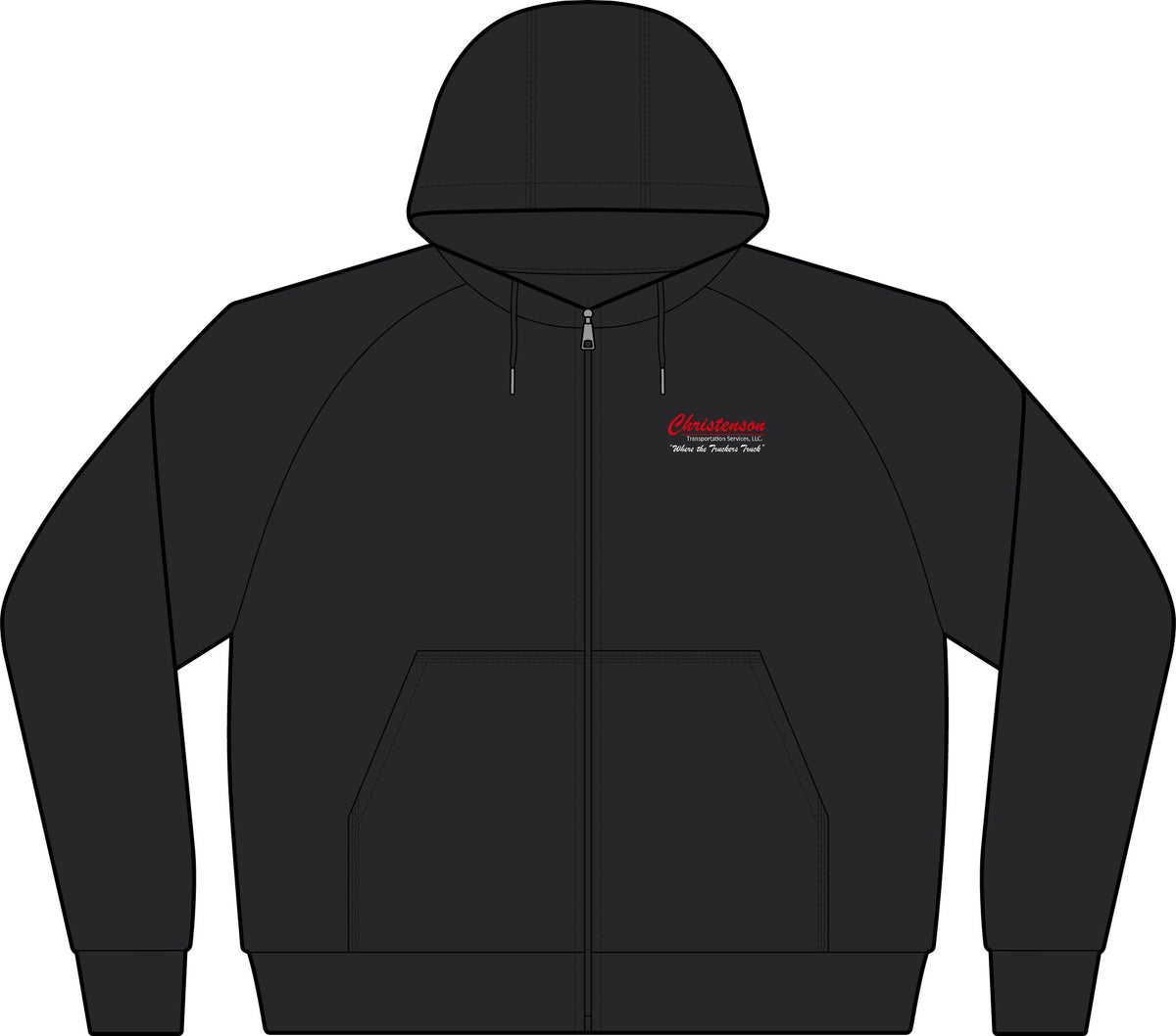 Varsity Fleece Full‑Zip Hooded Jacket — Sport-Wick Performance Zip Hoodie