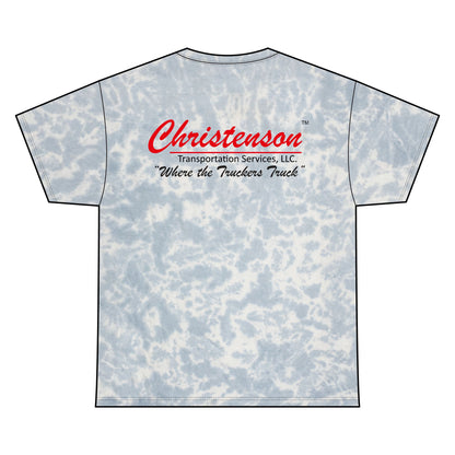 Unisex Tie Dye Cotton Tee - Vintage Aesthetic Style, Perfect for Truck Enthusiasts, Summer Festivals, Custom Gift, Casual Wear