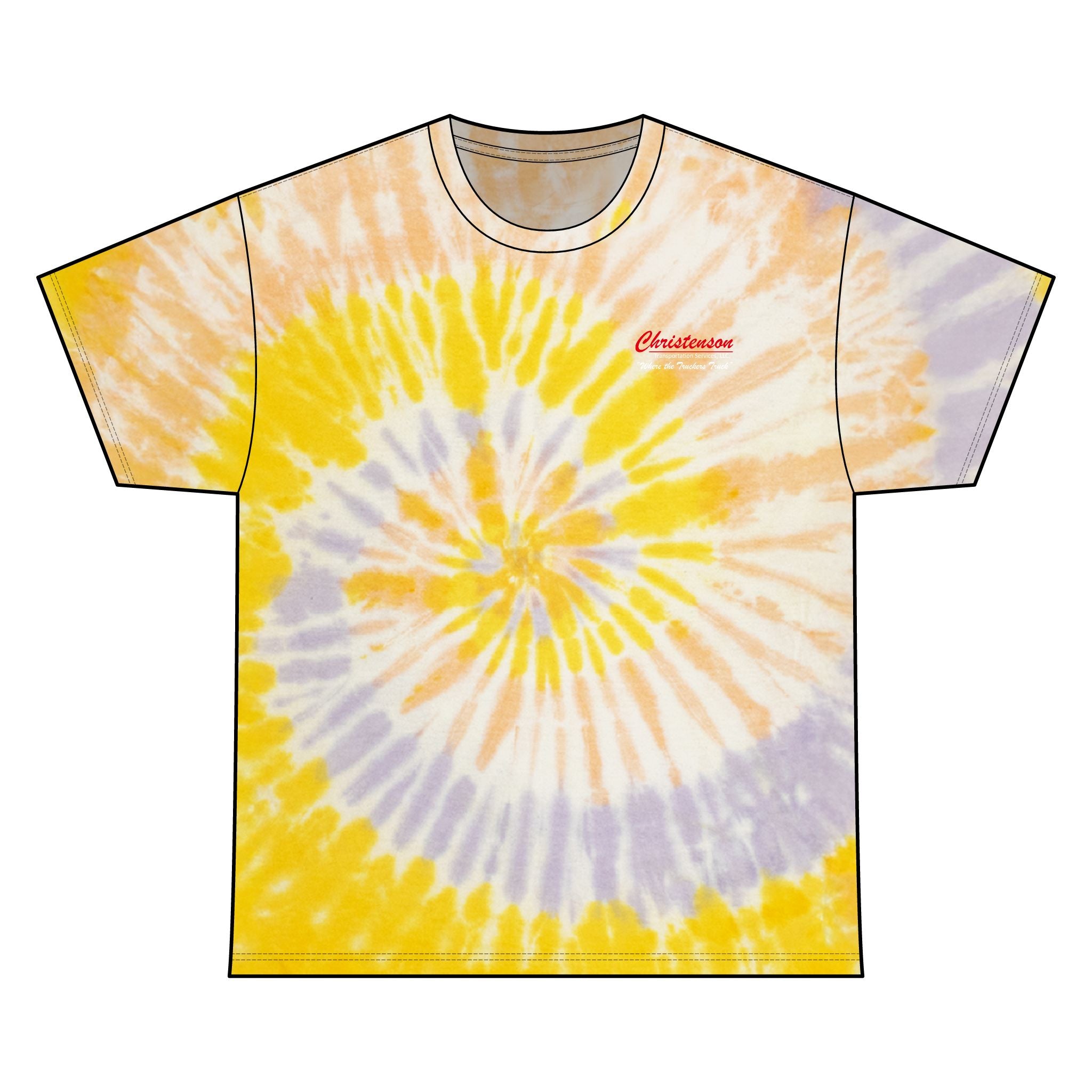 Unisex Tie Dye Cotton Tee, Navy