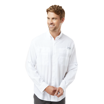 Embroidered Men's Fishing Tamiami Shirt — PFG Tamiami II Outdoor Button‑Down - Cool Colors