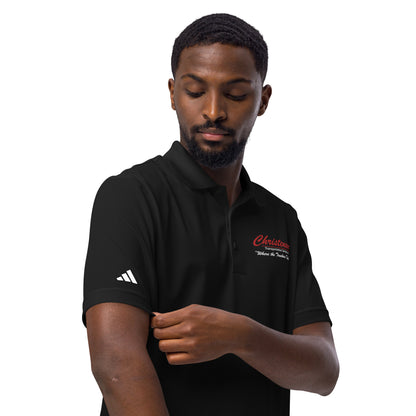Mens Adidas sport polo - dark colors
