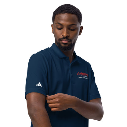 Mens Adidas sport polo - dark colors