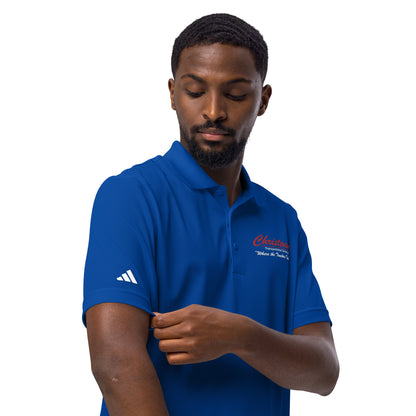 Mens Adidas sport polo - dark colors