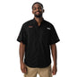 Men’s Embroidered Columbia short sleeve button shirt
