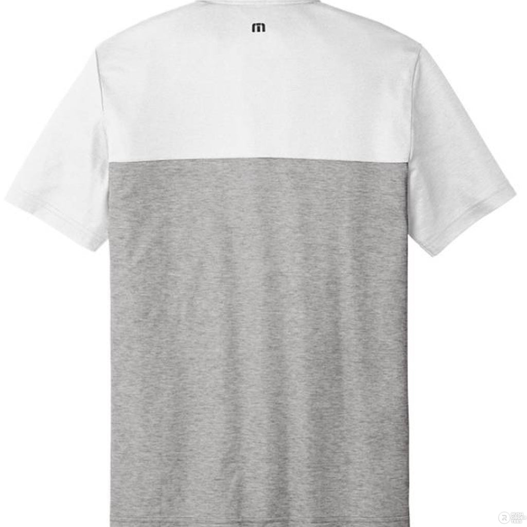 White/ Quiet Shade Grey Heather - BACK