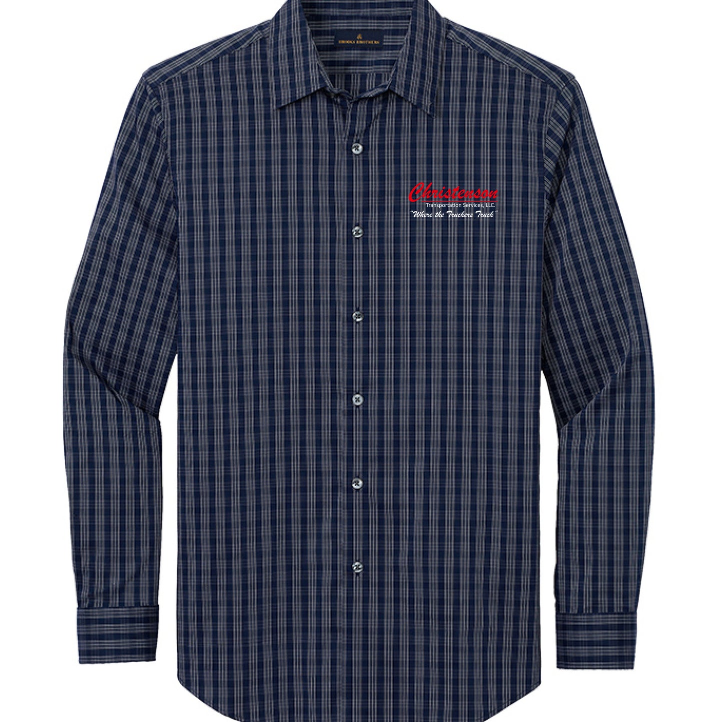 Navy Blazer/ White Grid Check - FRONT