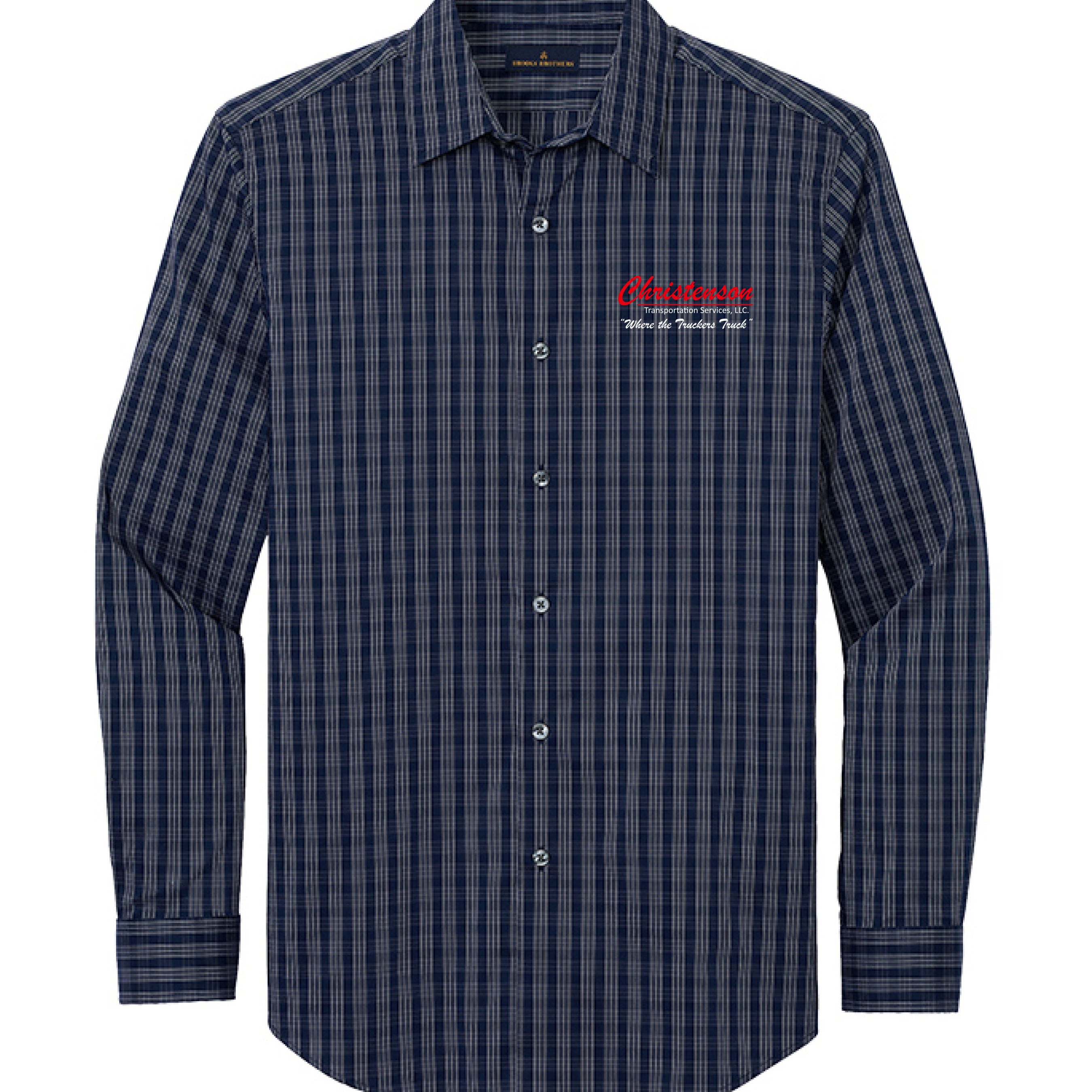 Navy Blazer/ White Grid Check - FRONT