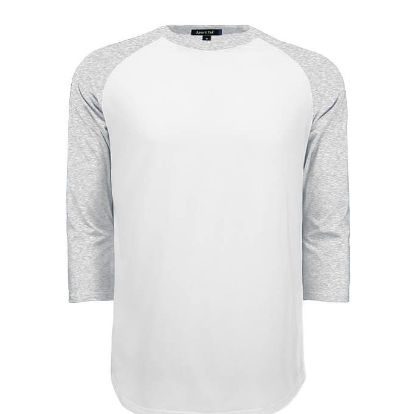 WHITE / HEATHER GREY - FRONT