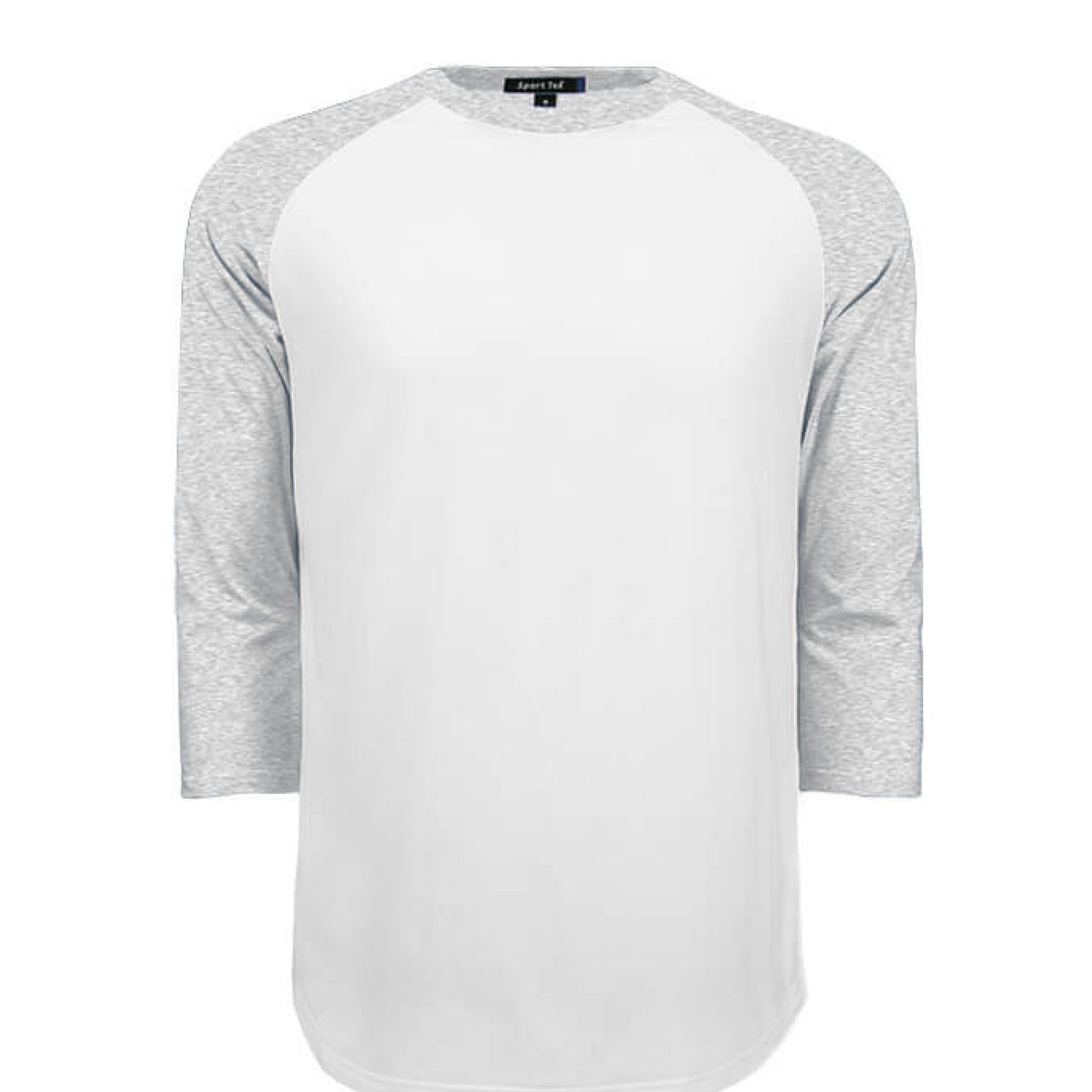 WHITE / HEATHER GREY - FRONT