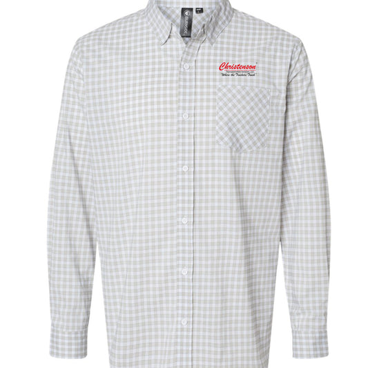 Grey/ White Gingham - FRONT