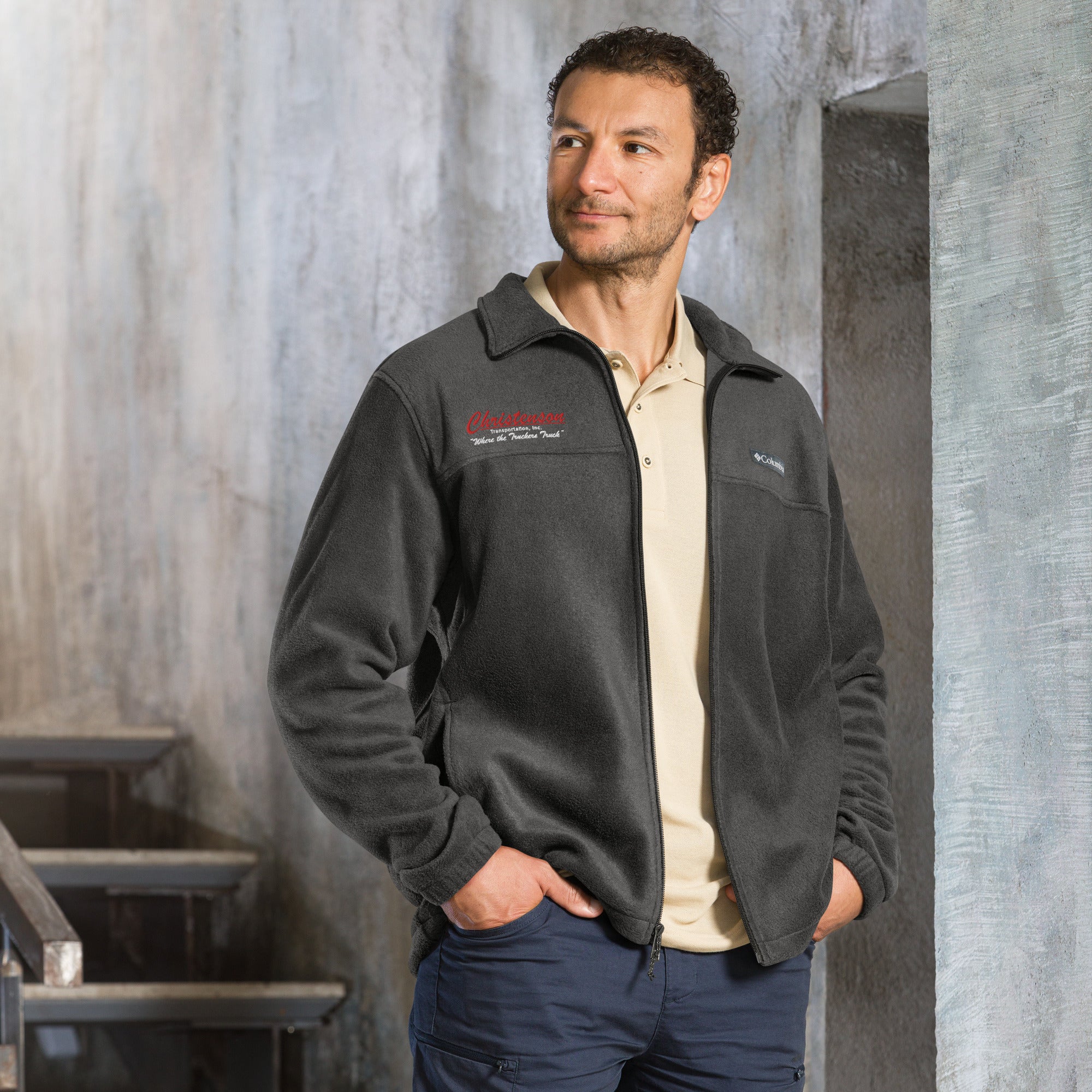 Men's Columbia fleece jacket