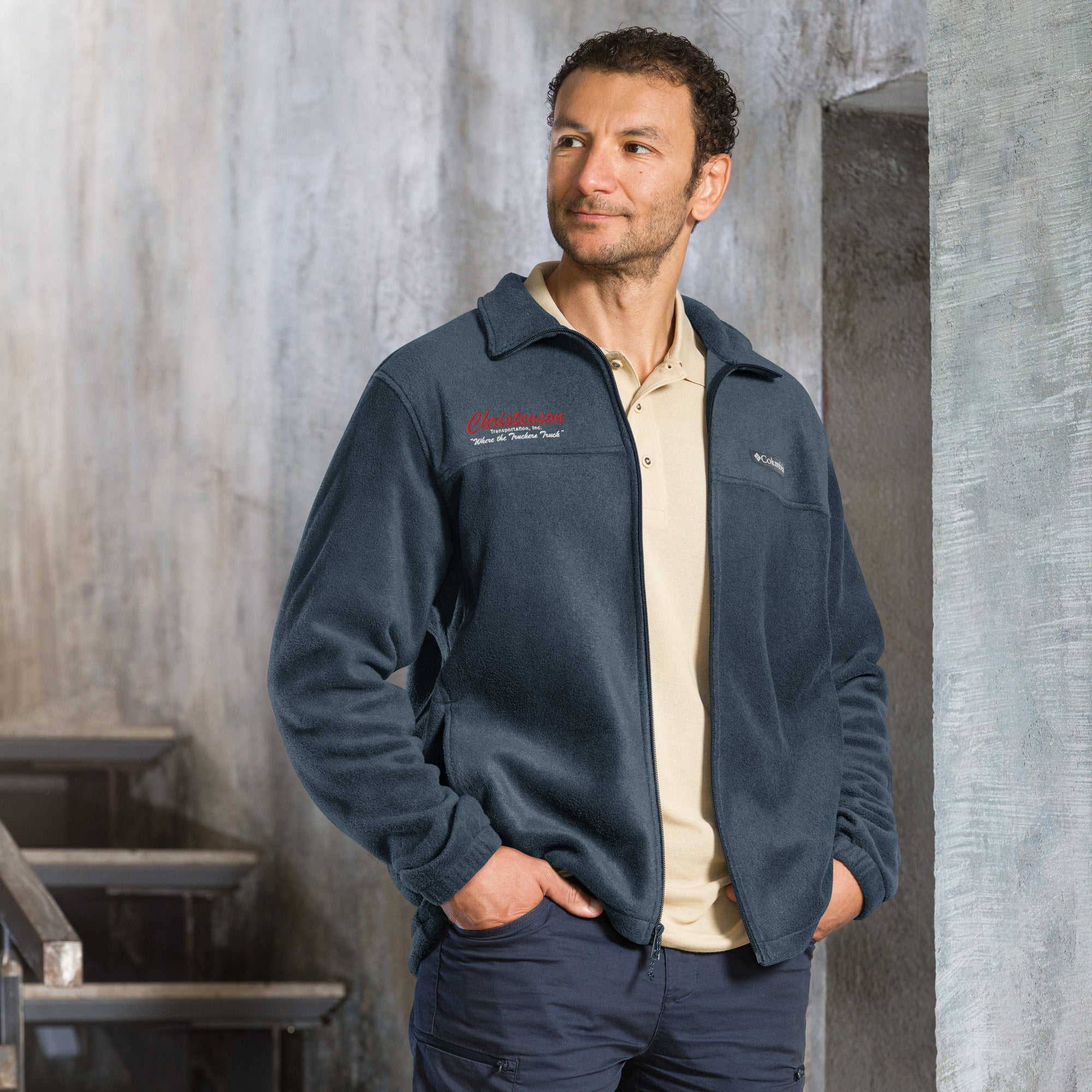 Men's Columbia fleece jacket