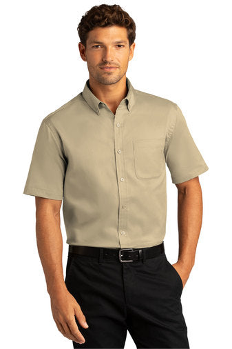 Port Authority® Short Sleeve SuperPro React™Twill Shirt