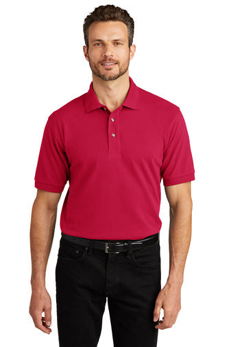 Port Authority® Heavyweight Cotton Pique Polo