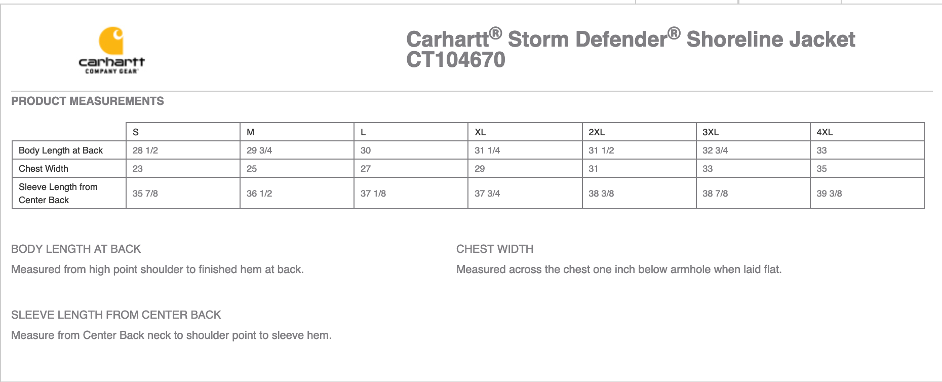 Carhartt® Storm Defender® Shoreline Jacket